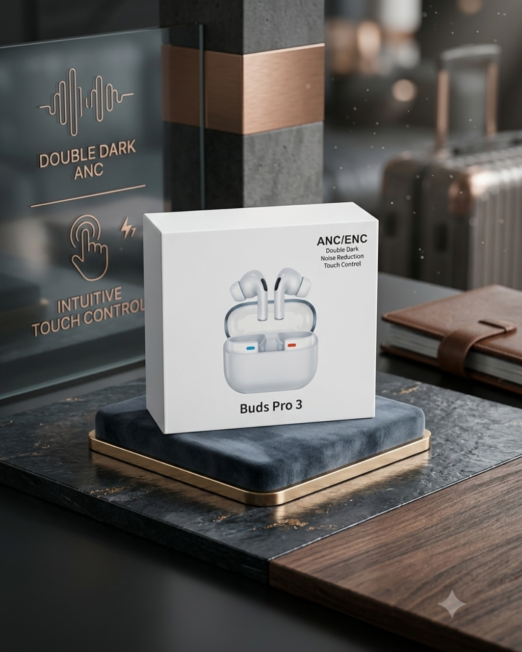 Buds Pro 3 ANC/ENC Wireless Bluetooth Earbuds
