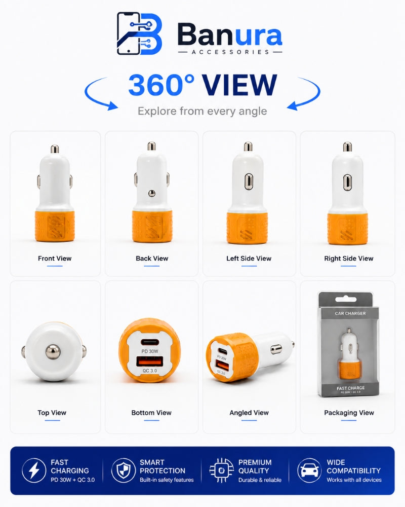 Banura TurboDrive PD Car Charger